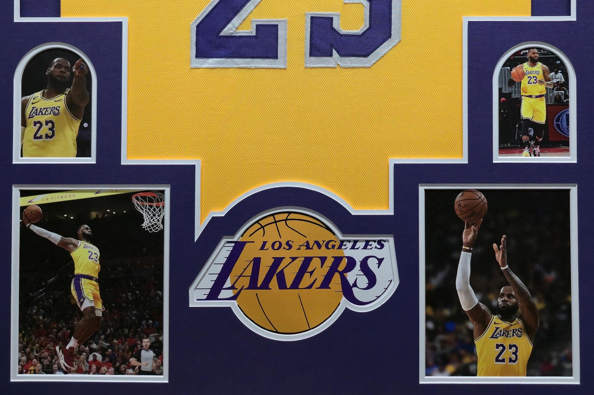 LeBron James Custom Framed Jersey Display at PristineAuction.com LeBron James Custom Framed Jersey Display at PristineAuction.com