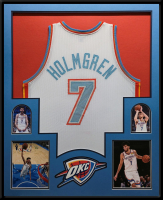 Chet Holmgren Custom Framed Jersey Display at PristineAuction.com