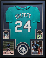 Ken Griffey Jr. Custom Framed Jersey Display at PristineAuction.com