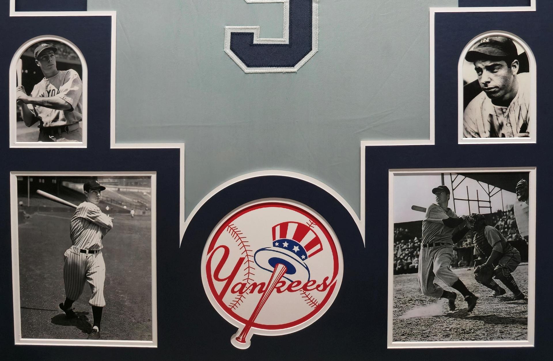 Joe DiMaggio Custom Framed Jersey Display at PristineAuction.com Joe DiMaggio Custom Framed Jersey Display at PristineAuction.com