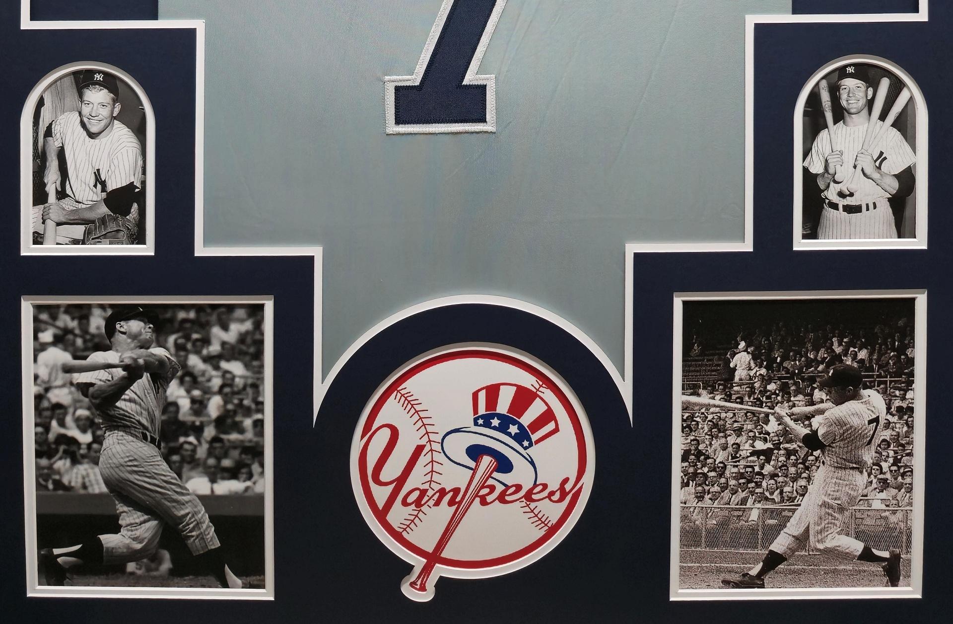 Mickey Mantle Custom Framed Jersey Display at PristineAuction.com Mickey Mantle Custom Framed Jersey Display at PristineAuction.com