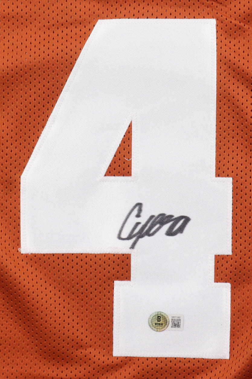 CJ Baxter Signed Jersey (Beckett) at PristineAuction.com CJ Baxter Signed Jersey (Beckett) at PristineAuction.com