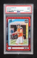 Bo Nix 2024 Panini Donruss Optic Preview-Red Wave RR #369 RC (PSA 9) at PristineAuction.com