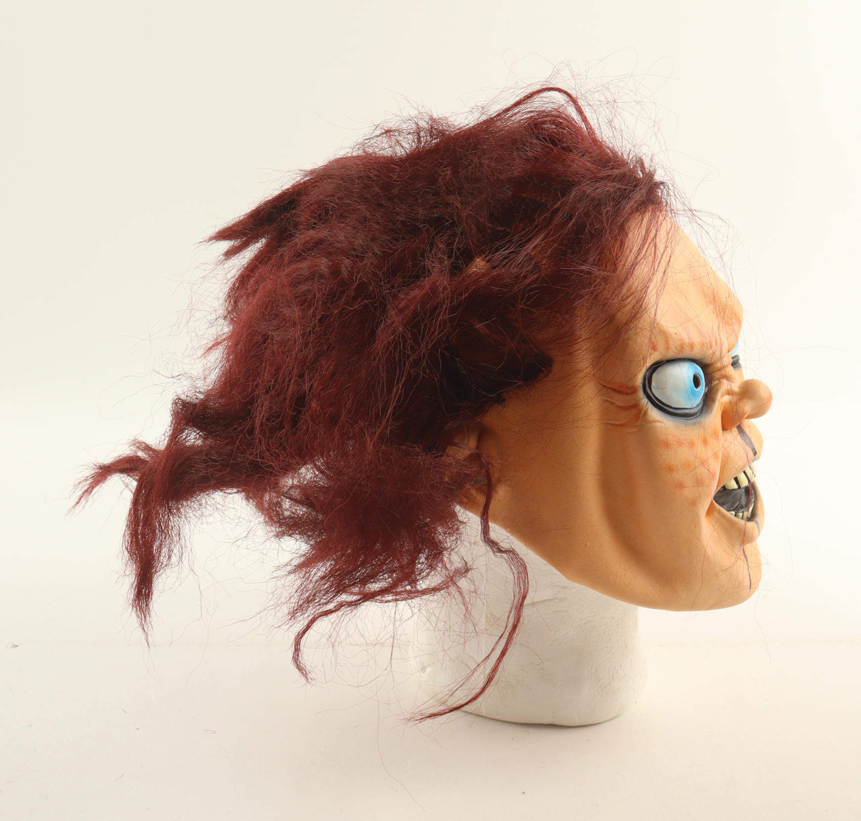 Alex Vincent Signed "Child's Play" Chucky Mask Inscribed "Andy" (JSA) at PristineAuction.com Alex Vincent Signed "Child's Play" Chucky Mask Inscribed "Andy" (JSA) at PristineAuction.com