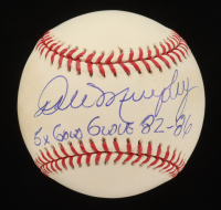 Dale Murphy Signed OML Baseball Inscribed "5x Gold Glove 82-86" (JSA) at PristineAuction.com