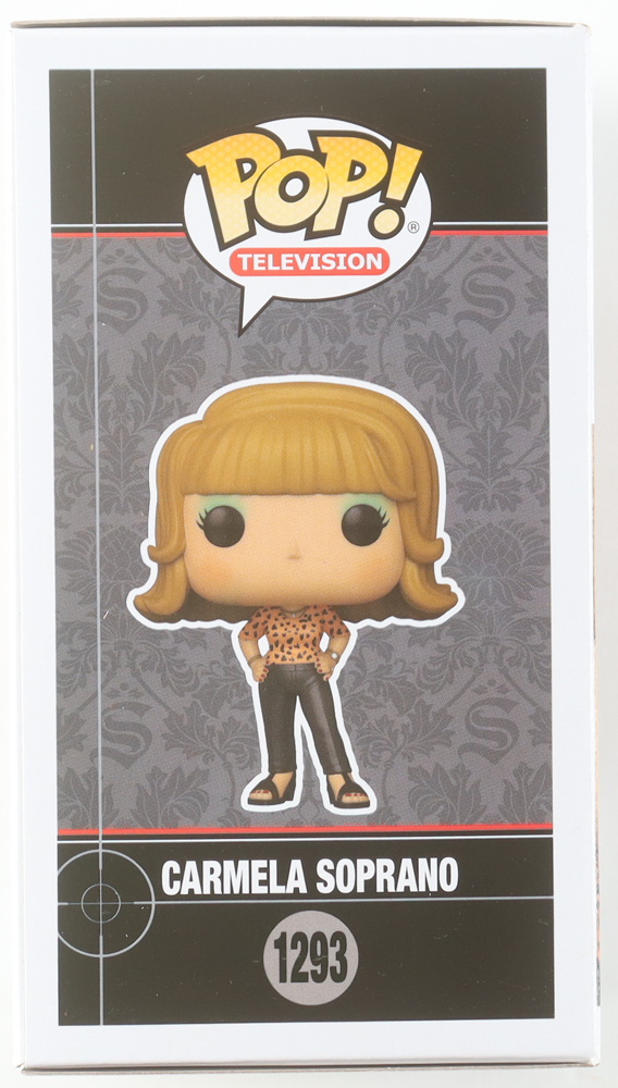 Edie Falco Signed "The Sopranos" #1293 Carmela Soprano Funko Pop! Vinyl Figure (Beckett) at PristineAuction.com Edie Falco Signed "The Sopranos" #1293 Carmela Soprano Funko Pop! Vinyl Figure (Beckett) at PristineAuction.com