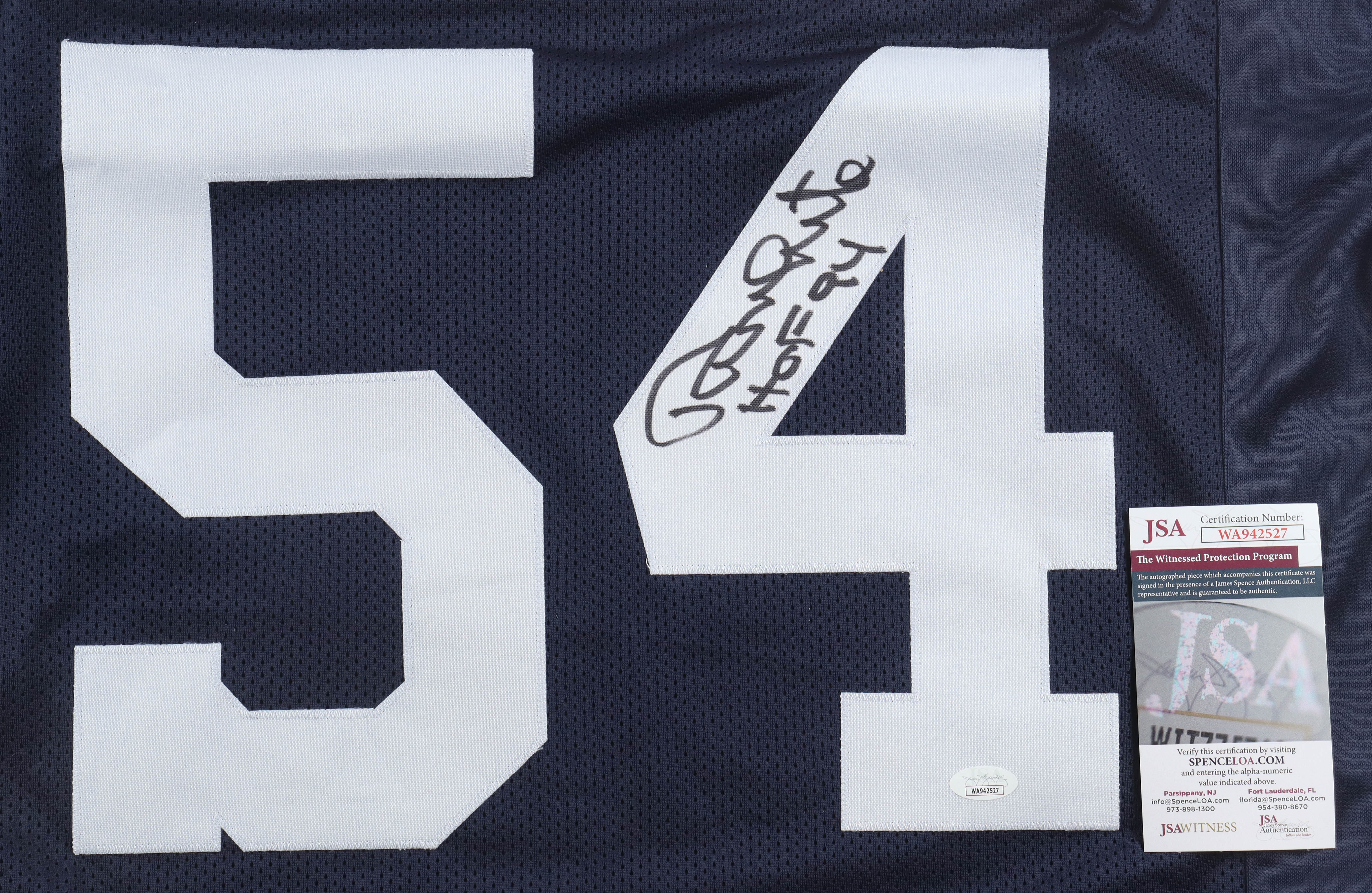 Randy White Signed Jersey Inscribed "HOF 94" (JSA) at PristineAuction.com Randy White Signed Jersey Inscribed "HOF 94" (JSA) at PristineAuction.com
