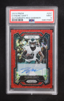 D'Andre Swift 2023 Panini Prizm Autograph-Red Shimmer #237 #14/35 (PSA 9) at PristineAuction.com
