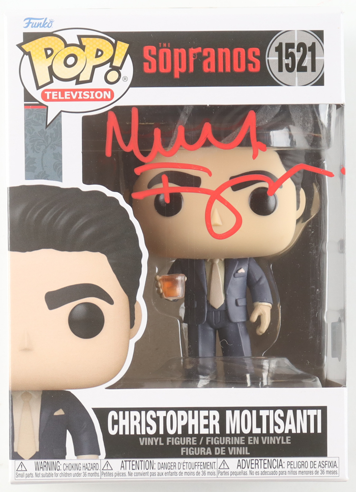 Michael Imperioli Signed "The Sopranos" #1521 Christopher Moltisanti Funko Pop! Vinyl Figure (Beckett) at PristineAuction.com Michael Imperioli Signed "The Sopranos" #1521 Christopher Moltisanti Funko Pop! Vinyl Figure (Beckett) at PristineAuction.com