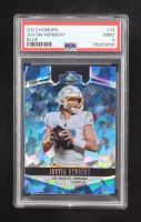 Justin Herbert 2022 Panini Honors Blue #15 #01/15 (PSA 9) at PristineAuction.com