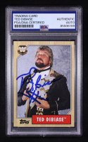 Ted DiBiase Signed 2007 Topps Heritage WWE #82 Inscribed "$" (PSA) at PristineAuction.com