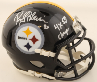 Rocky Bleier Signed Steelers Speed Mini Helmet Inscribed "4X SB Champs" (JSA) at PristineAuction.com