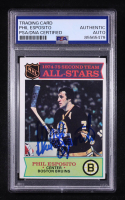 Phil Esposito Signed 1975-76 Topps #292 AS2 (PSA) at PristineAuction.com