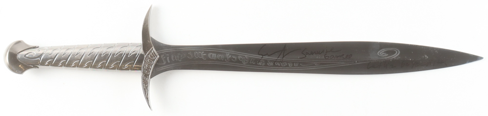 Sean Astin Signed "The Lord of the Rings" Sting Sword Inscribed "Samwise Gamgee" & "Let Him Go You Filth" (Beckett) at PristineAuction.com Sean Astin Signed "The Lord of the Rings" Sting Sword Inscribed "Samwise Gamgee" & "Let Him Go You Filth" (Beckett) at PristineAuction.com