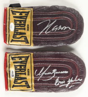 Julio Cesar Chavez, Marco Barrera & Erik Morales Signed Vintage Everlast Sparring Boxing Glove Set of (2) (JSA) at PristineAuction.com