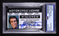 Henry Winkler Signed 2003 "Happy Days" Motorcycle License (PSA) at PristineAuction.com