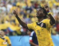Juan Cuadrado Signed Team Colombia 11x14 Photo (PSA) at PristineAuction.com