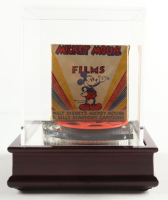 Mickey Mouse 1960 Disney Vintage 8MM Film with Original Packaging in Glass Display Case at PristineAuction.com