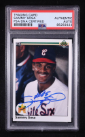 Sammy Sosa Signed 1990 Upper Deck #17 RC (PSA) at PristineAuction.com