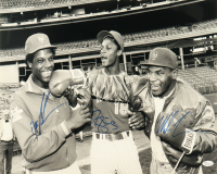 Mike Tyson, Dwight Gooden, & Darryl Strawberry Signed Mets 16x20 Photo (JSA) at PristineAuction.com