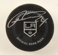 Phillip Danault Signed Kings Game-Used Hockey Puck (Fanatics & JSA) at PristineAuction.com