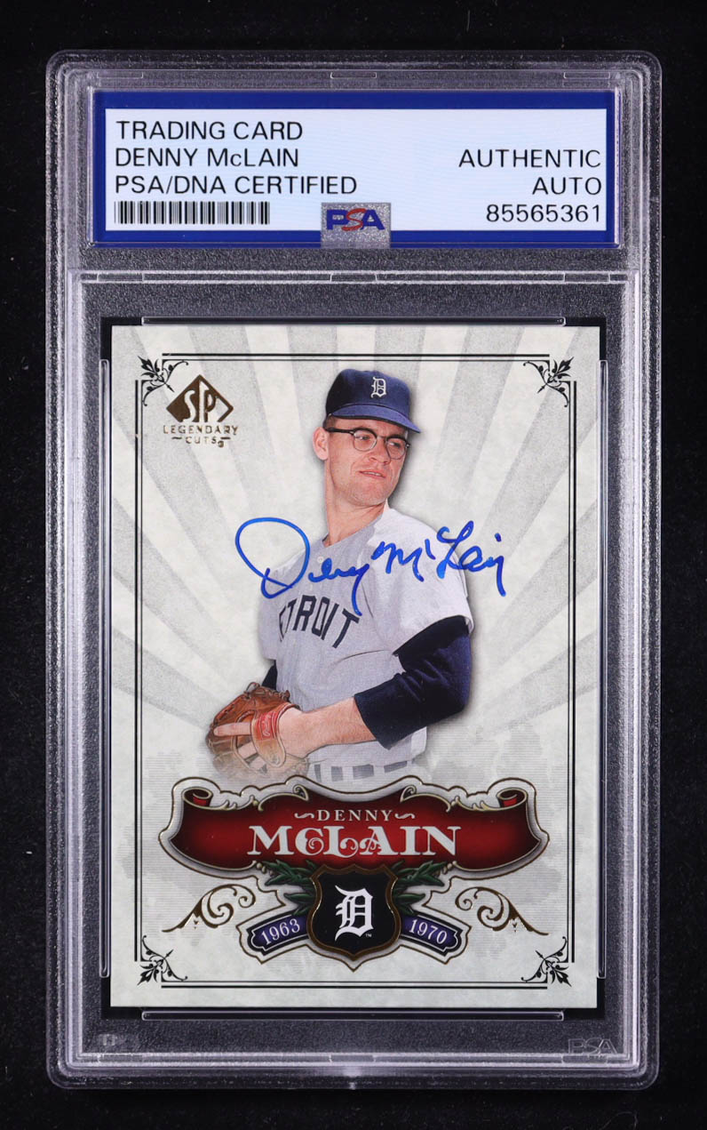 Denny McLain Signed 2006 SP Legendary Cuts #90 (PSA) at PristineAuction.com Denny McLain Signed 2006 SP Legendary Cuts #90 (PSA) at PristineAuction.com