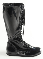 Ted DiBiase Signed Wrestling Boot (Schwartz) at PristineAuction.com