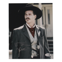Val Kilmer Signed "Tombstone" 8x10 Photo Inscribed "Doc" (JSA) at PristineAuction.com