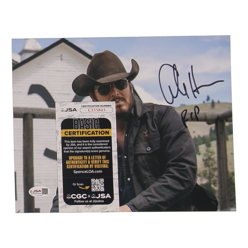 Cole Hauser Signed "Yellowstone" 8x10 Photo (JSA) at PristineAuction.com Cole Hauser Signed "Yellowstone" 8x10 Photo (JSA) at PristineAuction.com