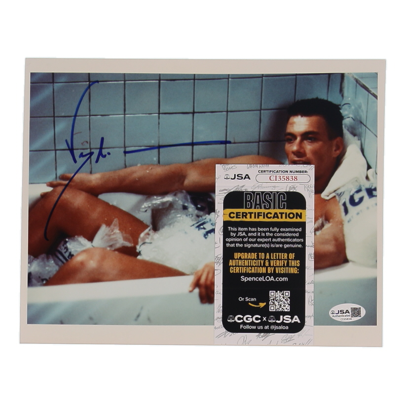 Jean-Claude Van Damme Signed "Universal Soldier" 8x10 Photo (JSA) at PristineAuction.com Jean-Claude Van Damme Signed "Universal Soldier" 8x10 Photo (JSA) at PristineAuction.com