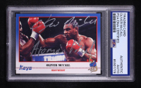 Oliver McCall Signed 1991 Kayo #182 Inscribed "Atomic Bull" (PSA) at PristineAuction.com