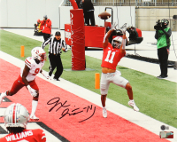 Jaxon Smith-Njigba Signed Ohio State Buckeyes 16x20 Photo (Beckett) at PristineAuction.com