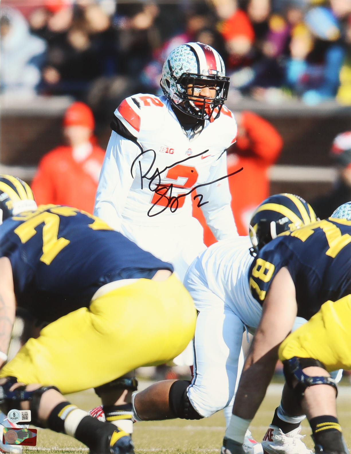 Ryan Shazier Signed Ohio State Buckeyes 16x20 Photo (Beckett) at PristineAuction.com Ryan Shazier Signed Ohio State Buckeyes 16x20 Photo (Beckett) at PristineAuction.com
