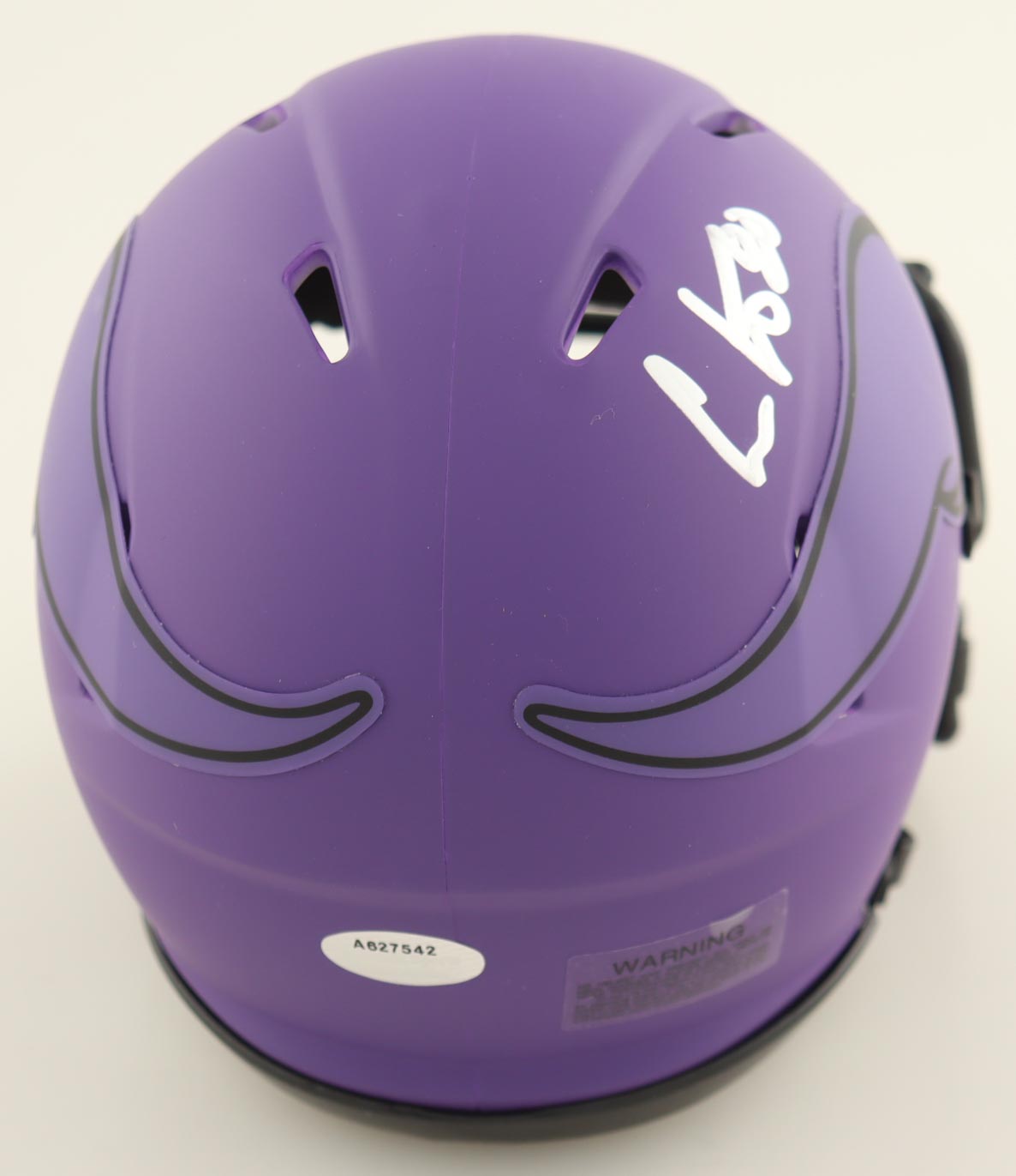 Cris Carter Signed Vikings Rave Alternate Speed Mini Helmet (Schwartz) at PristineAuction.com Cris Carter Signed Vikings Rave Alternate Speed Mini Helmet (Schwartz) at PristineAuction.com