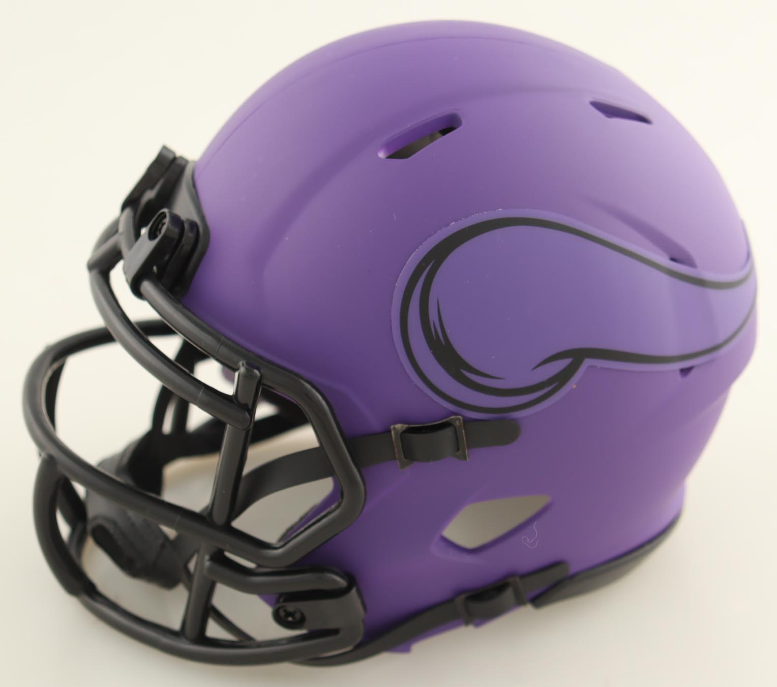 Cris Carter Signed Vikings Rave Alternate Speed Mini Helmet (Schwartz) at PristineAuction.com Cris Carter Signed Vikings Rave Alternate Speed Mini Helmet (Schwartz) at PristineAuction.com