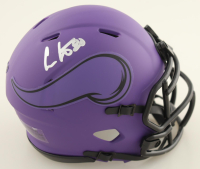Cris Carter Signed Vikings Rave Alternate Speed Mini Helmet (Schwartz) at PristineAuction.com