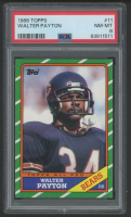 Walter Payton 1986 Topps #11 AP (PSA 8) at PristineAuction.com