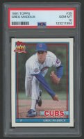 Greg Maddux 1991 Topps #35 (PSA 10) at PristineAuction.com