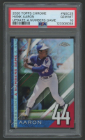 Hank Aaron 2020 Topps Chrome Update A Numbers Game #NGC25 (PSA 10) at PristineAuction.com