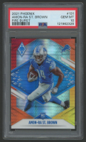 Amon-Ra St. Brown 2021 Phoenix Fire Burst #131 RC (PSA 10) at PristineAuction.com
