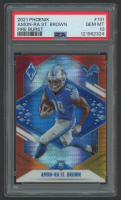 Amon-Ra St. Brown 2021 Phoenix Fire Burst #131 RC (PSA 10) at PristineAuction.com