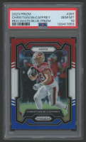 Christian McCaffrey 2023 Panini Prizm Prizms Red White and Blue #267 (PSA 10) at PristineAuction.com