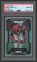 Deion Sanders 2023 Panini Prizm Silver #15 (PSA 10) at PristineAuction.com