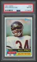 Walter Payton 1981 Topps #400 (PSA 8) at PristineAuction.com