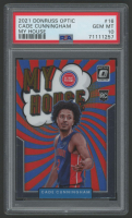 Cade Cunningham 2021 Donruss Optic My House #16 RC (PSA 10) at PristineAuction.com