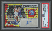 Tyrese Maxey 2023-24 Panini Mosaic Pictographs Mosaic Choice #1 (PSA 9) at PristineAuction.com