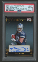2024 Leaf Pro Set Pure Legends Autographs Gold Spectrum #LJW1 #1/1 (PSA 8) at PristineAuction.com