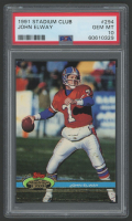 John Elway 1991 Stadium Club #294 (PSA 10) at PristineAuction.com