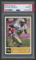 Calvin Johnson 2007 SAGE HIT #61 RC (PSA 10) at PristineAuction.com