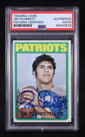 Jim Plunkett Signed 1972 Topps #65 RC (PSA) at PristineAuction.com